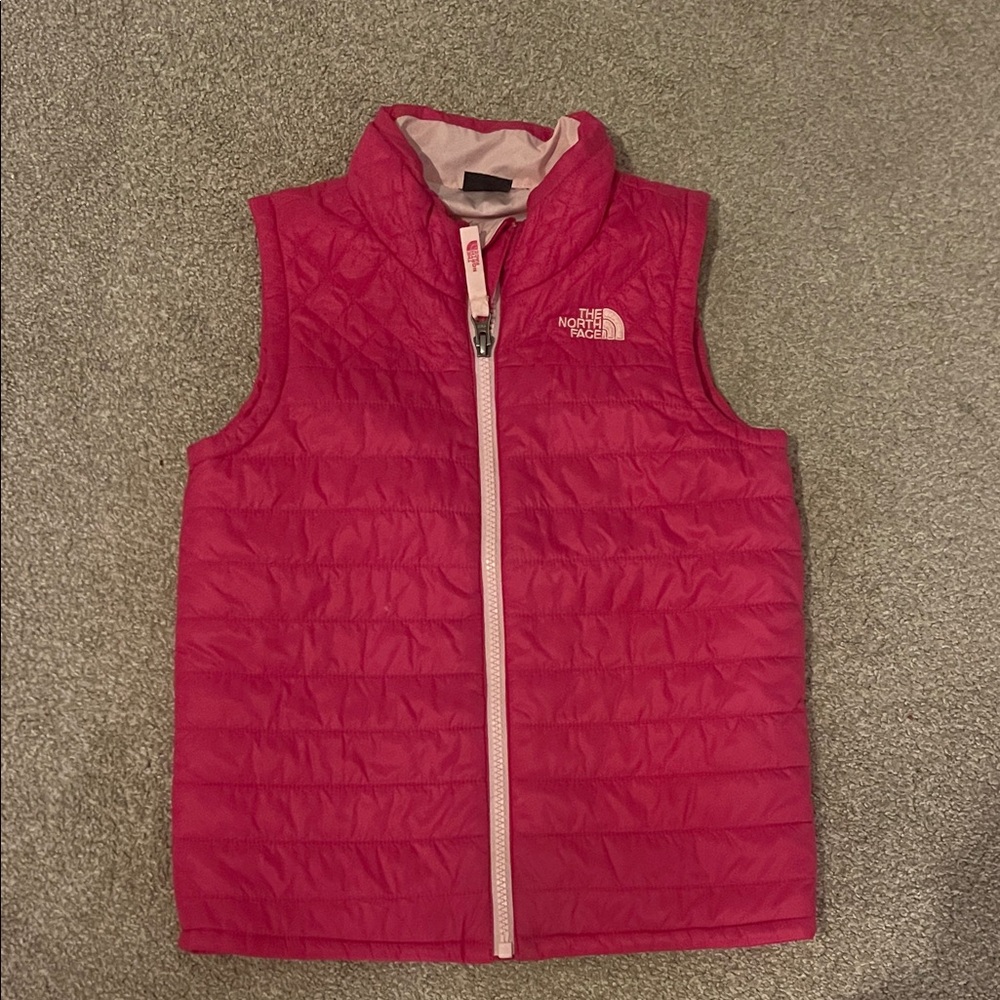 The North Face Pink Puffer Vest